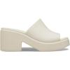 imageCrocs Womens Brooklyn Slide Heel Heeled SandalStucco