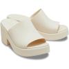 imageCrocs Womens Brooklyn Slide Heel Heeled SandalStucco