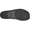 imageCrocs Womens Miami Toe Loop Sandals FlatMetallic Black