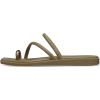 imageCrocs Womens Miami Toe Loop Sandals FlatSepia Metallic