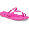 imageCrocs Womens Miami Toe Loop SandalsPink Crush