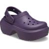 imageCrocs Womens Stomp Clog Slipon ShoesDark Iris