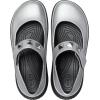imageCrocs Womens Stomp Mary Janes FlatSilver