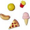 imageCrocs Jibbitz 5Pack Food Shoe Charms  JibbitzMini 3d Food