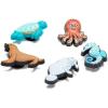 imageCrocs Jibbitz Shoe Charms  Wild Animal Multi Pack Crocs Charms for Girls and BoysSea Creatures 5Pack