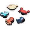 imageCrocs Jibbitz Shoe Charms  Wild Animal Multi Pack Crocs Charms for Girls and BoysSea Friends