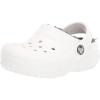 imageCrocs Kids Classic Lined ClogsWhiteGrey