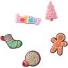 imageCrocs Mens and Womens Jibbitz Ornament Pack Shoe Charms  Jibbitz for CrocsBright Holiday Ornament Pack