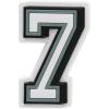 imageCrocs UnisexAdult Jibbitz Shoe Charms  Number Shoe Charm Singles Cute Charms for Girls and BoysNumber 7
