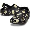 imageCrocs UnisexChild Classic Glow in The Dark Clogs Little Big KidBlack Space