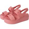 imageCrocs Womens Brooklyn 4U Low Wedges Platform Wedge Sandals for WomenHot Blush