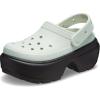imageCrocs Womens Stomp Clog Slipon ShoesLinen Black