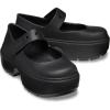 imageCrocs Womens Stomp Mary Janes FlatBlackBlack