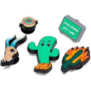 imageCrocs Jibbitz 5Pack Summer Shoe Charms  Jibbitz Desert Music Festival One Size