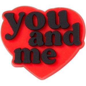 imageCrocs Jibbitz Peace and Love Shoe Charms  Jibbitz You and Me Small