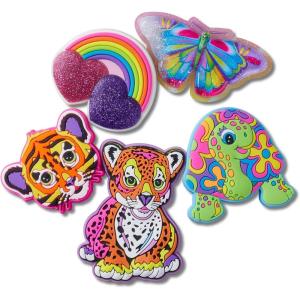 imageCrocs Jibbitz Shoe Charms  Cute Lisa Frank Multi PackLisa Frank 5Pack 2