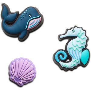 imageCrocs Jibbitz Shoe Charms  Wild Animal Multi Pack Crocs Charms for Girls and BoysUnder The Sea