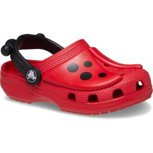 imageCrocs Kids Classic ClogsVarsity RedBlack Ladybug