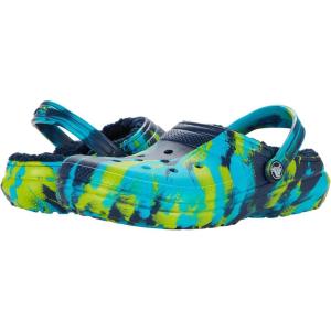 imageCrocs Kids Classic Lined ClogsNavyMulti