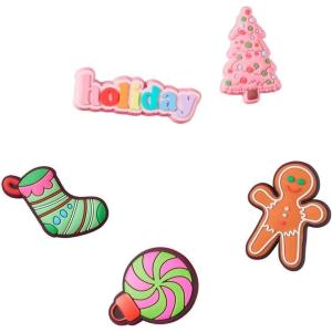 imageCrocs Mens and Womens Jibbitz Ornament Pack Shoe Charms  Jibbitz for CrocsBright Holiday Ornament Pack