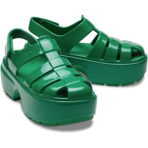 imageCrocs Unisex Adult Stomp Fisherman Heeled SandalsGreen Ivy