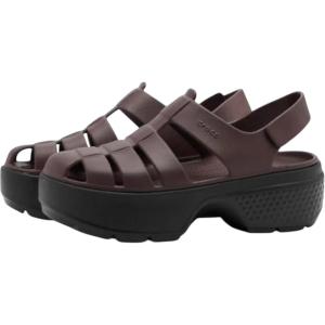 imageCrocs Unisex Adult Stomp Fisherman Heeled SandalsMocha