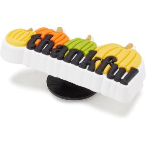 imageCrocs UnisexAdult Jibbitz Shoe Charms  Holiday and Christmas Shoe Charm Singles Cute Charms for Girls and BoysThankful