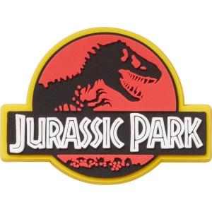 imageCrocs UnisexAdult Jibbitz Shoe Charms  Jurrasic Park Dinosaur Shoe Charm Singles Charms for Boys and GirlsJurassic World Logo