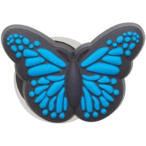 imageCrocs UnisexAdult Jibbitz Shoe Charms  Nature and Outdoor Shoe Charm Singles Charms for Girls and BoysBlue Butterfly