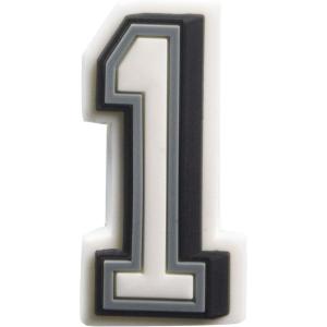 imageCrocs UnisexAdult Jibbitz Shoe Charms  Number Shoe Charm Singles Cute Charms for Girls and BoysNumber 1