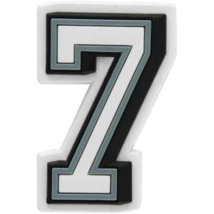 imageCrocs UnisexAdult Jibbitz Shoe Charms  Number Shoe Charm Singles Cute Charms for Girls and BoysNumber 7