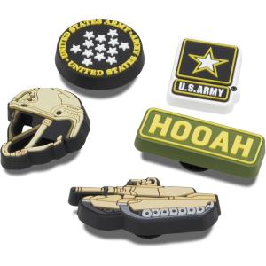 imageCrocs UnisexAdult Jibbitz US Military Shoe CharmsArmed Forces Us Army 5Pack