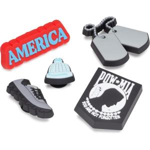 imageCrocs UnisexAdult Jibbitz US Military Shoe CharmsProud to Serve