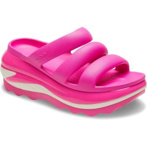 imageCrocs UnisexAdult Mega Crush Triple Strap Sandal PlatformPink Crush