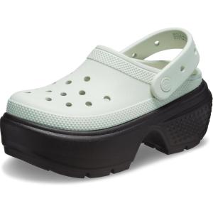 imageCrocs Womens Stomp Clog Slipon ShoesLinen Black