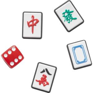 imageCrocs unisex adult Jibbitz Icon Pack  Jibbitz Shoe CharmsMahjong 5Pack