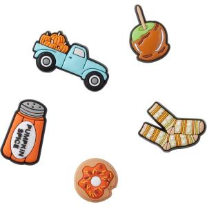 imageCrocs unisexadult Jibbitz Shoe Charms  Halloween Multi Pack Horror CharmsPumpkin Spice 5Pack