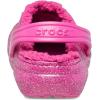 imageCrocs Classic Lined Glitter Clog Little KidBig Kid Fuchsia FunMulti 1 Little Kid M