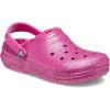 imageCrocs Classic Lined Glitter Clog Little KidBig Kid Fuchsia FunMulti 1 Little Kid M