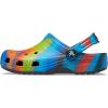 imageCrocs Kids Classic Tie Dye ClogsBlackMulti Spray Dye