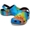 imageCrocs Kids Classic Tie Dye ClogsBlackMulti Spray Dye