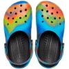 imageCrocs Kids Classic Tie Dye ClogsBlackMulti Spray Dye