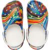 imageCrocs Kids Classic Tie Dye ClogsBright CobaltWhite