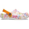 imageCrocs Kids Classic Tie Dye ClogsOrange Zing Splatter Dye