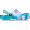 imageCrocs Kids Classic Tie Dye ClogsPastel Solar Rainbow