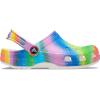 imageCrocs Kids Classic Tie Dye ClogsWhiteMulti Spray Dye