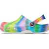 imageCrocs Kids Classic Tie Dye ClogsWhiteMulti Spray Dye