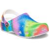 imageCrocs Kids Classic Tie Dye ClogsWhiteMulti Spray Dye