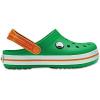 imageCrocs Kids Crocband ClogGrass Green White Blazing Orange