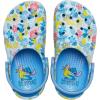 imageCrocs Kids Stitch Classic Clogs for Kids  Ethylene Vinyl Acetate  Round Toe Design  Pivot Heel StrapStitchFloral